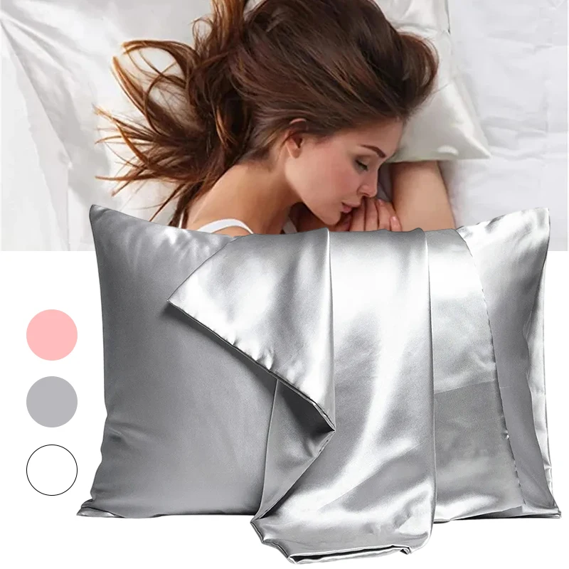 Новая шелковая атласная наволо – обзор и цена Satin Silk Pillowcase Hair Skin