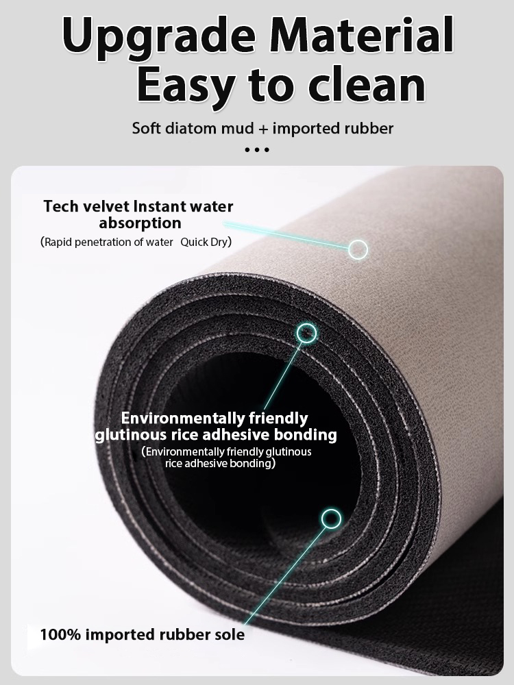Скандинавский геометрический к – обзор и цена Quick Dry Diatomite Bath Mat