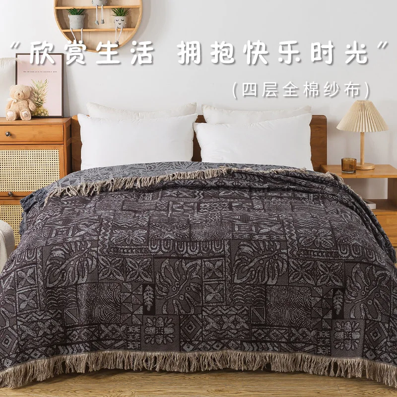 Хлопковые покрывала, 4 слоя му – обзор и цена Muslin Cotton Bedspread