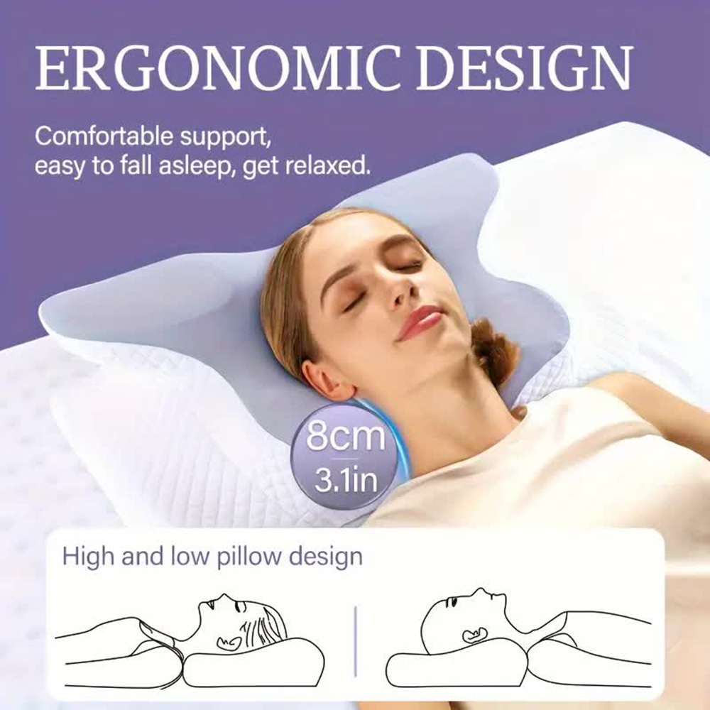 Подушки из пены с эффектом пам – обзор и цена Anti Snore Contour Pillow