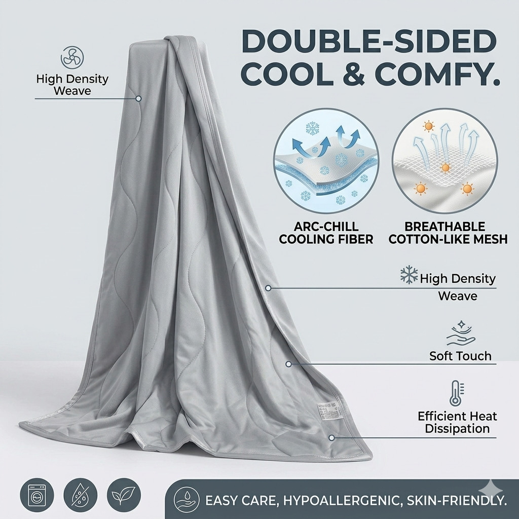 Легкое дышащее охлаждающее оде – обзор и цена Cooling Blanket Hot Sleepers